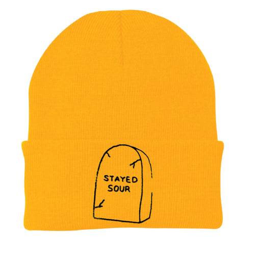Stayed Sour Gold Beanie